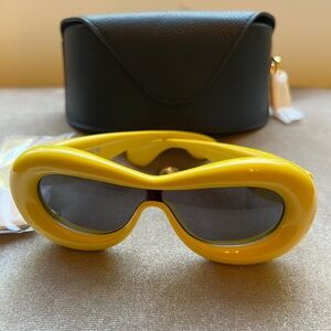Loewe Injected Sunglasses- Shiny Yellow/Smoke Gray {Pre-loved}